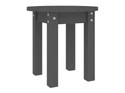 Clearance Mesa de centro Ø 35x35 cm madeira de pinho maciça PT306206 Cinzento