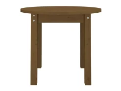 Mesa De Centro* Mesa de centro Ø 55x45 cm madeira pinho maciça -mel PT197566 Castanho