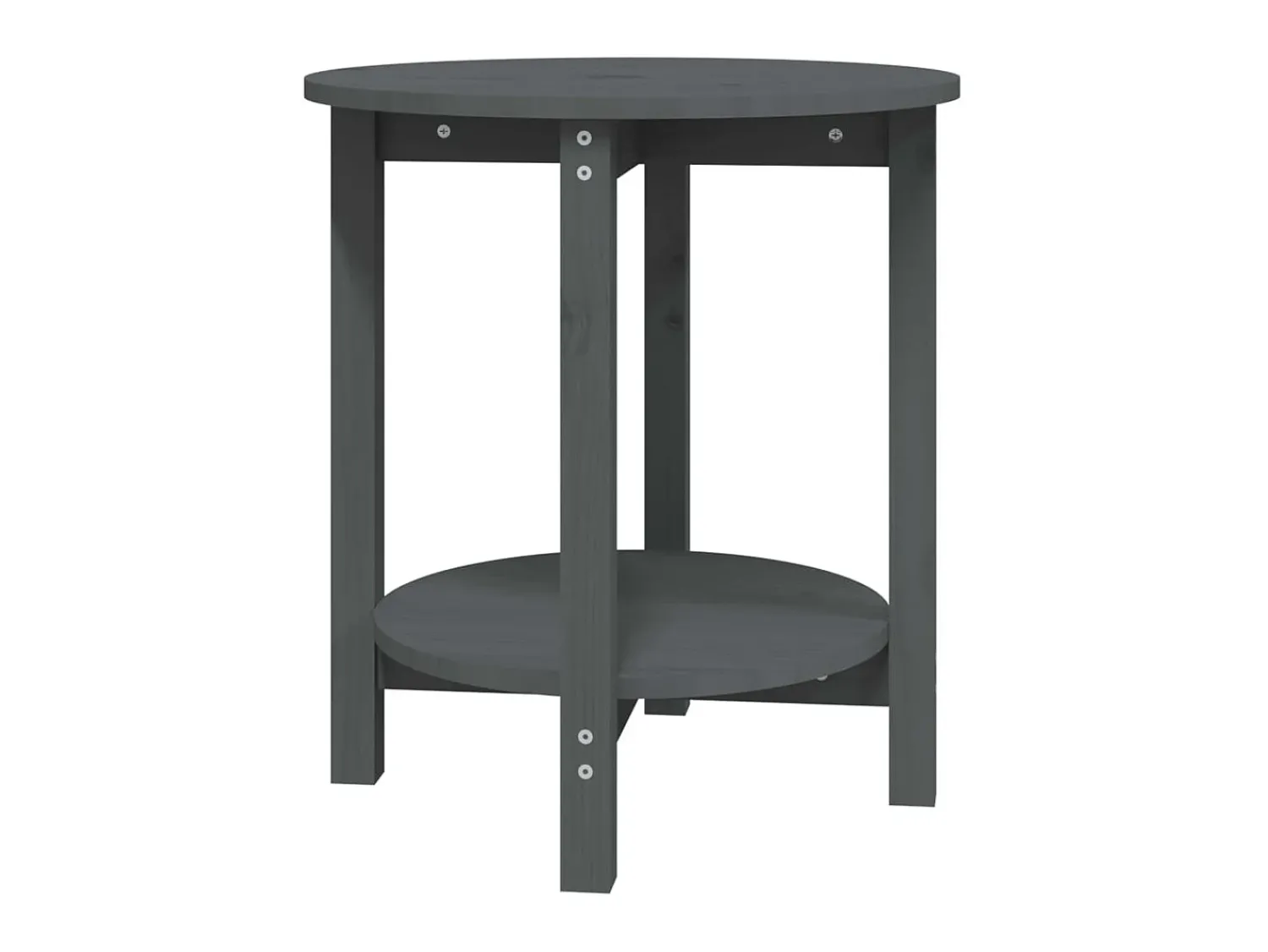 Mesa de centro Ø 55x60 cm madeira de pinho maciça PT622964^ Mesa De Apoio