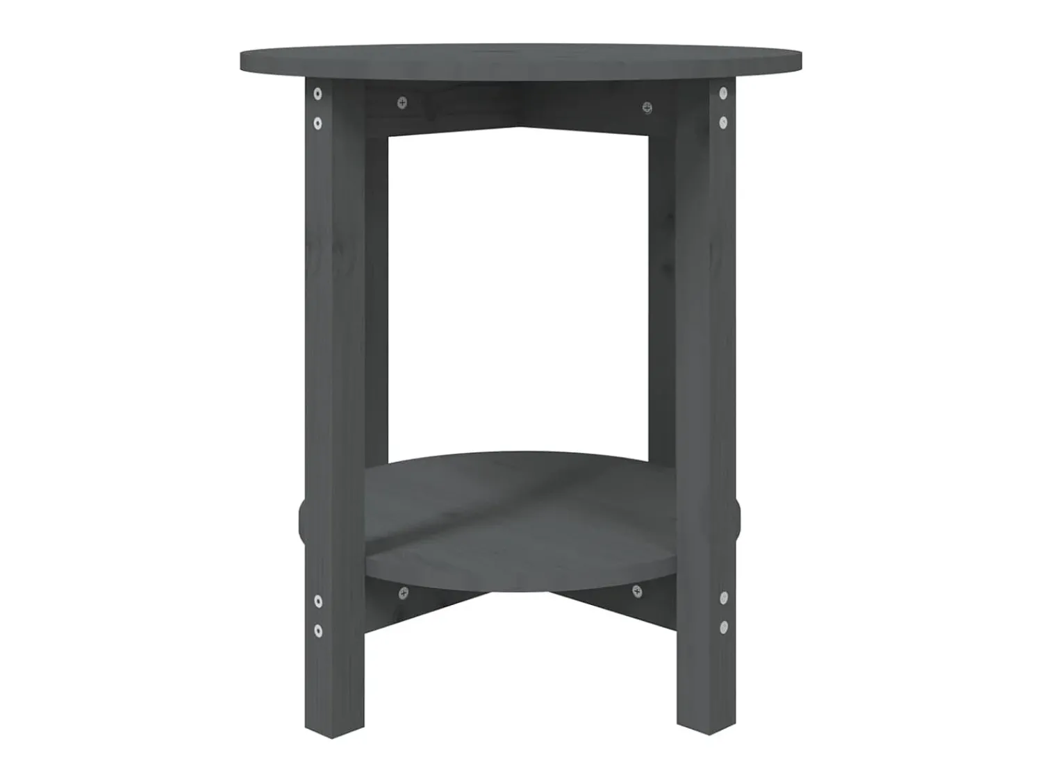 Mesa de centro Ø 55x60 cm madeira de pinho maciça PT622964^ Mesa De Apoio
