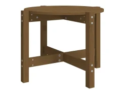Mesa De Centro* Mesa de centro Ø 62,5x45 cm madeira pinho maciça -mel PT948664 Castanho