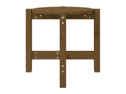 Hot Mesa de centro Ø 52,5x45 cm madeira pinho maciça -mel PT454062 Castanho