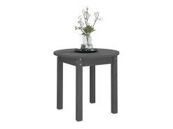 New Mesa de centro Ø 45x40 cm madeira de pinho maciça PT967057 Cinzento