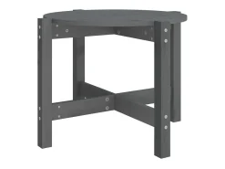 Mesa De Centro* Mesa de centro Ø 62,5x45 cm madeira de pinho maciça PT824567 Cinzento
