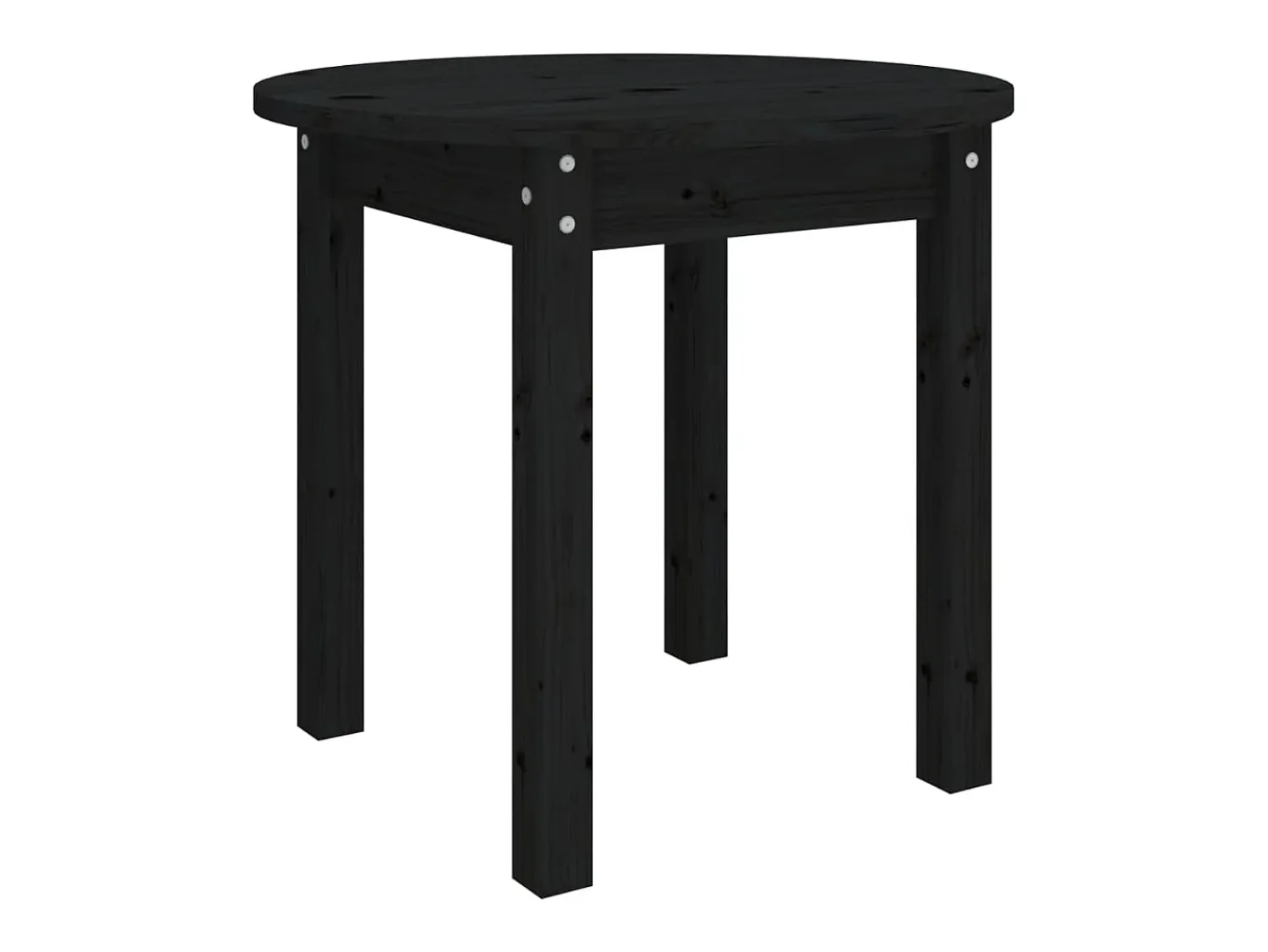 Mesa de centro Ø 45x40 cm madeira de pinho maciça PT143371^ Mesa De Centro