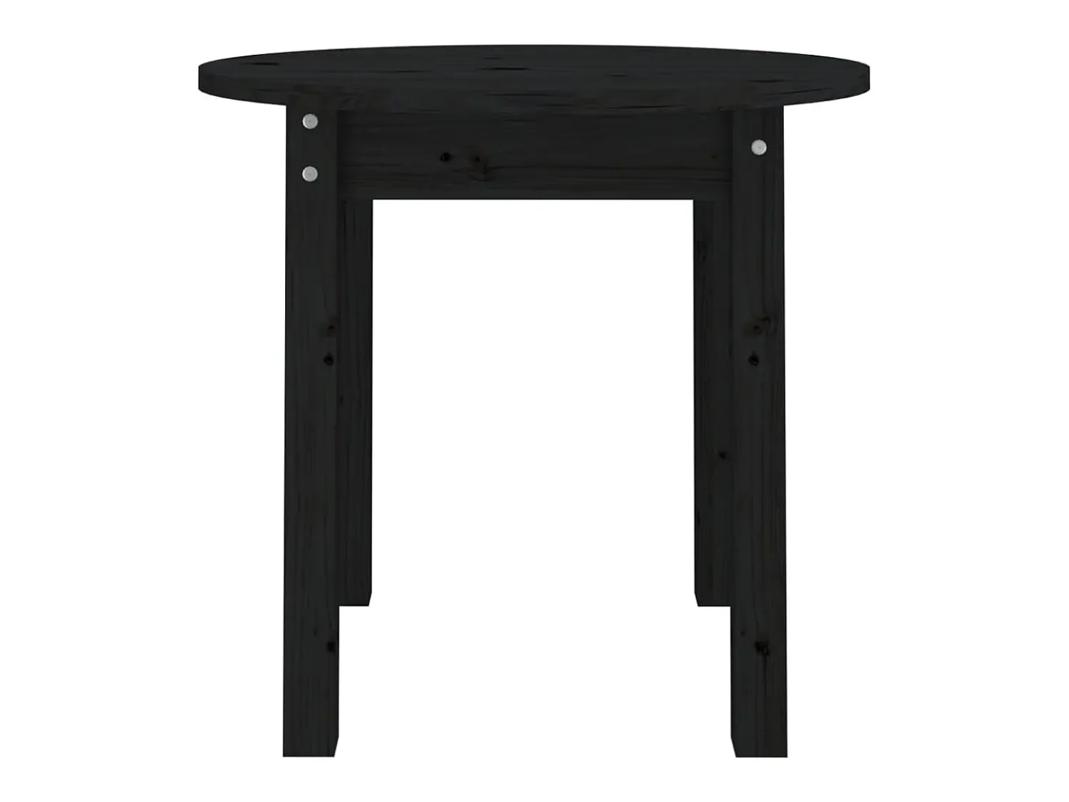 Mesa de centro Ø 45x40 cm madeira de pinho maciça PT143371^ Mesa De Centro