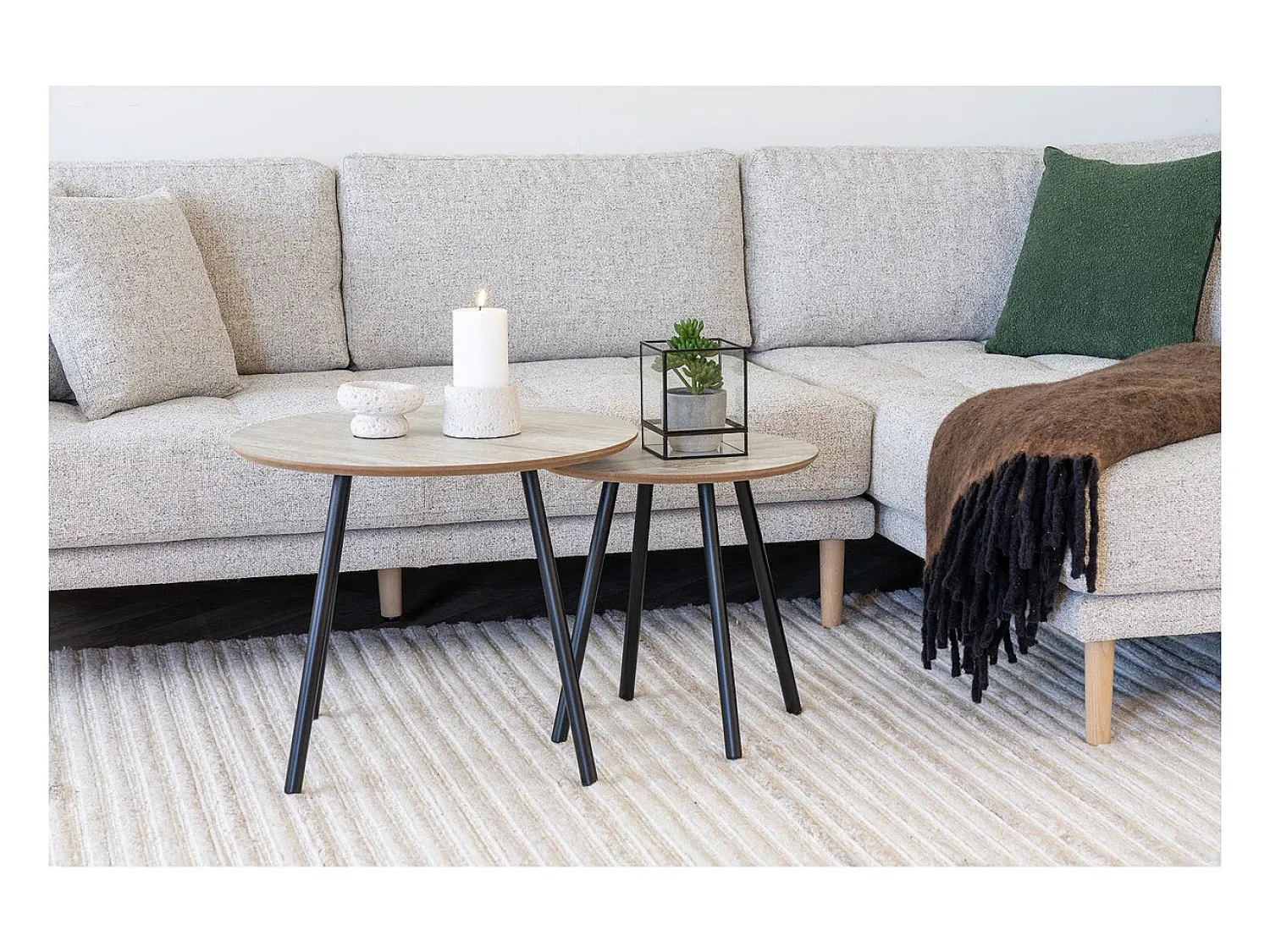 Mesa de Centro Aalst, , 55x55x45 cm, Kendra Home^ Mesa De Apoio