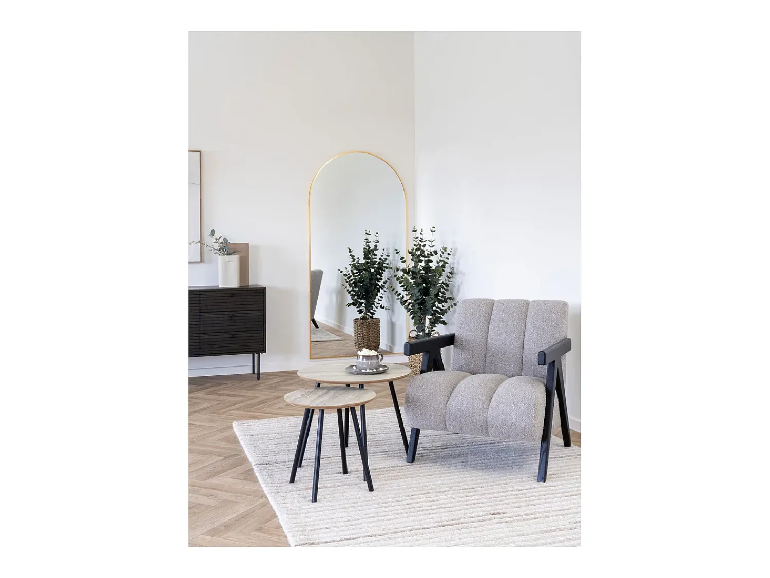 Mesa de Centro Aalst, , 55x55x45 cm, Kendra Home^ Mesa De Apoio