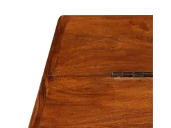 Mesa De Centro*vidaxl Mesa de centro acácia maciça c/ acabamento a mel 110x55x35 cm Natural claro