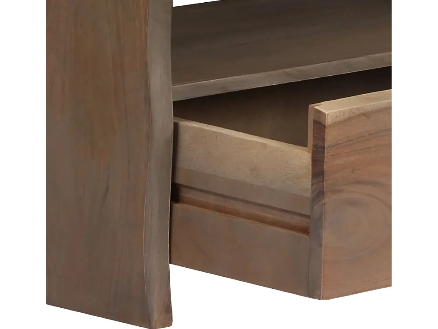 Mesa de centro acácia maciça arestas vivas 90x50x40 cm PT731236^ Mesa De Centro