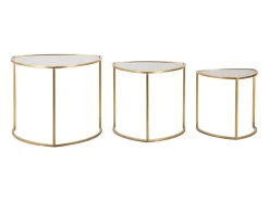 Dmora Mesa de centro Adrian, Mesa de centro baixa, Porta-revistas para sofá, Prateleira de sala, 60x60 h50 cm,^ Mesa De Centro