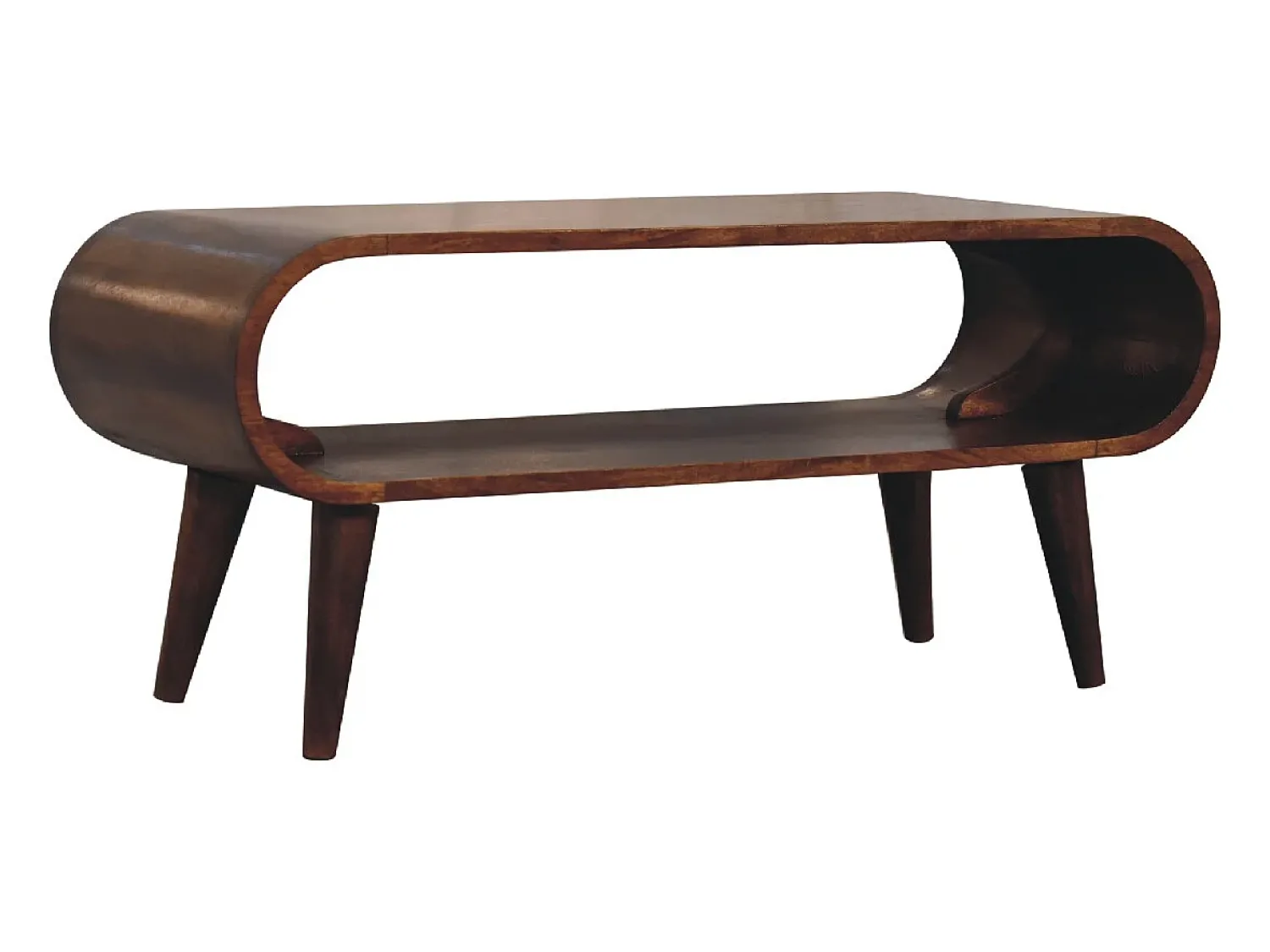 Mesa de centro Amaya em estilo nórdico.^ Mesa De Centro