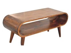 Mesa de centro Amaya em estilo nórdico.^ Mesa De Centro
