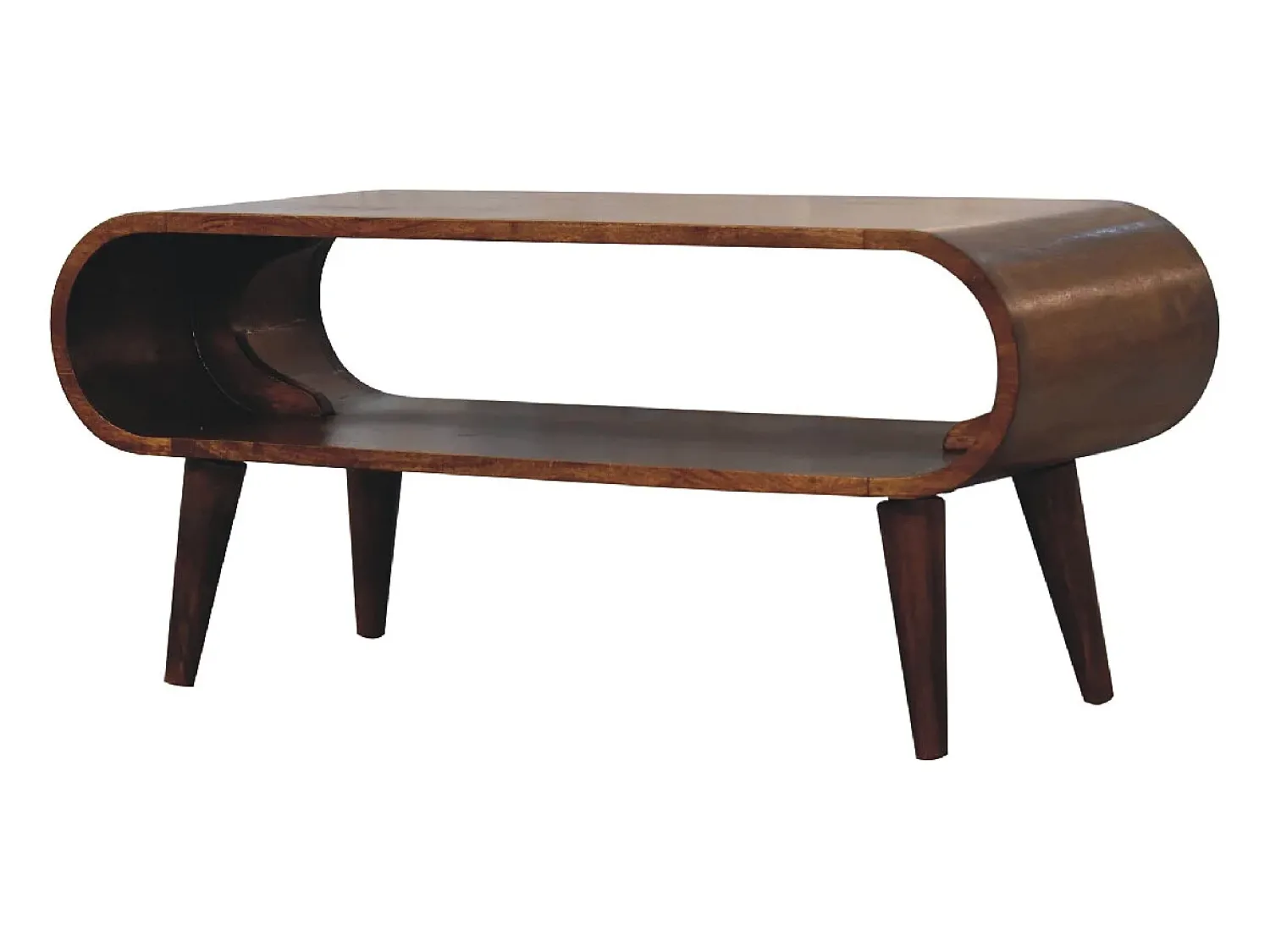 Mesa de centro Amaya em estilo nórdico.^ Mesa De Centro