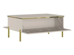 Mesa De Centro| Mesa de Centro AMBIHOME ALURA - Caxemira, C90xP60xA48cm Bege
