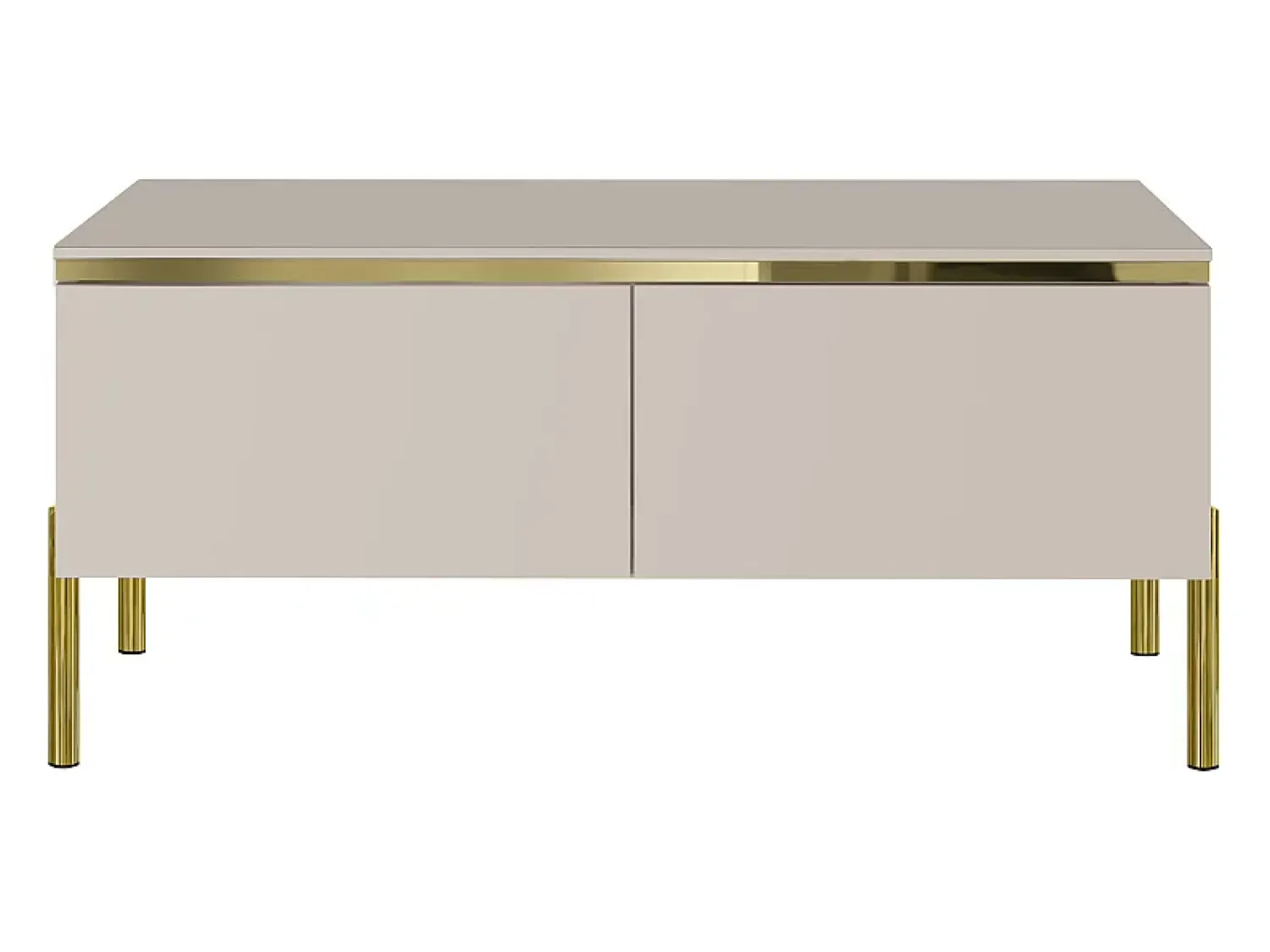 Mesa De Centro| Mesa de Centro AMBIHOME ALURA - Caxemira, C90xP60xA48cm Bege