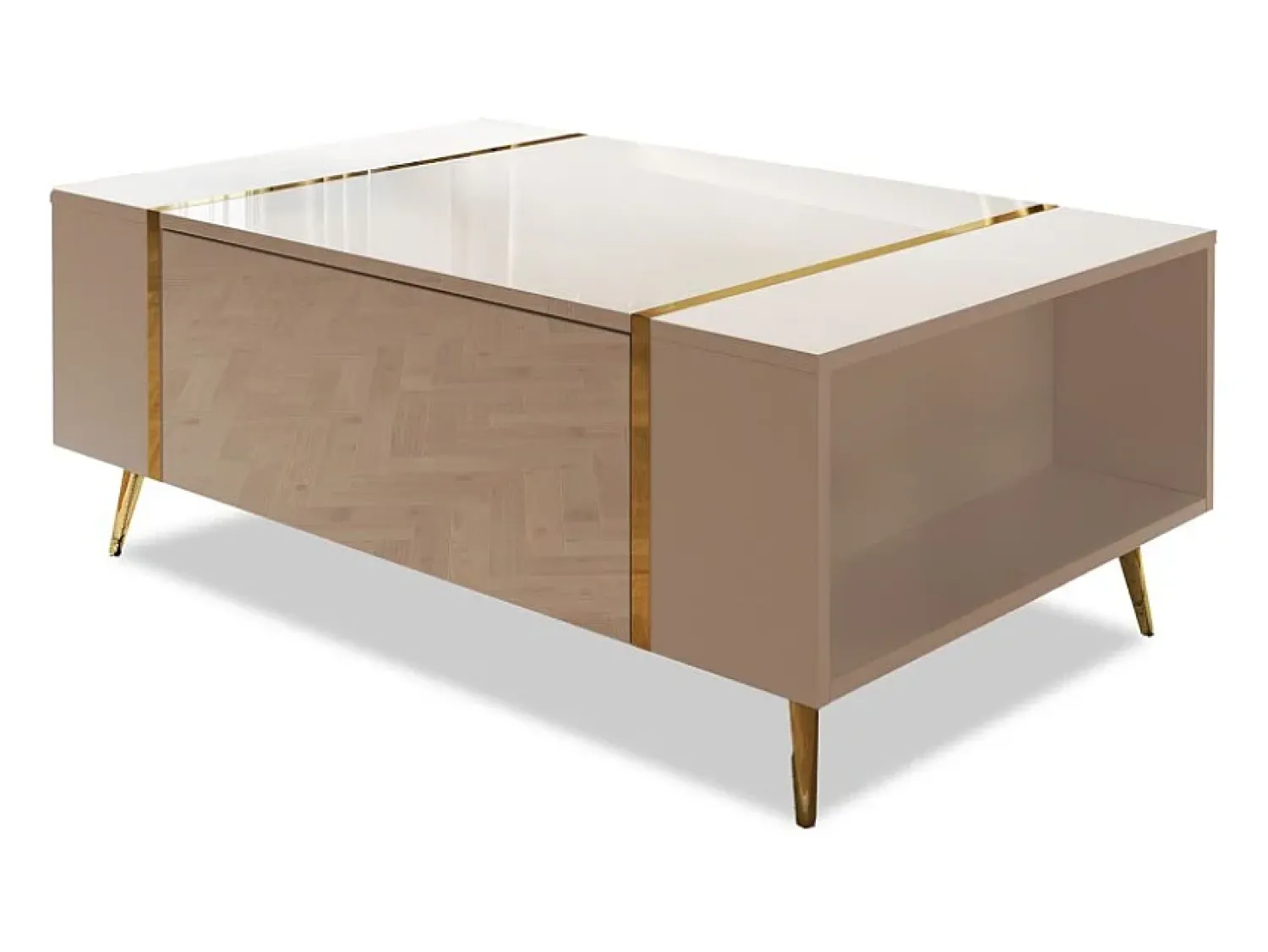 Mesa De Centro* Mesa de Centro AMBIHOME BRONX - , C104xP65xA41cm Branco