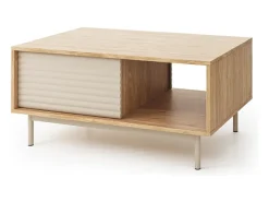 Outlet Mesa de Centro AMBIHOME LILLA - Caxemira, C100xA47xP60cm Bege
