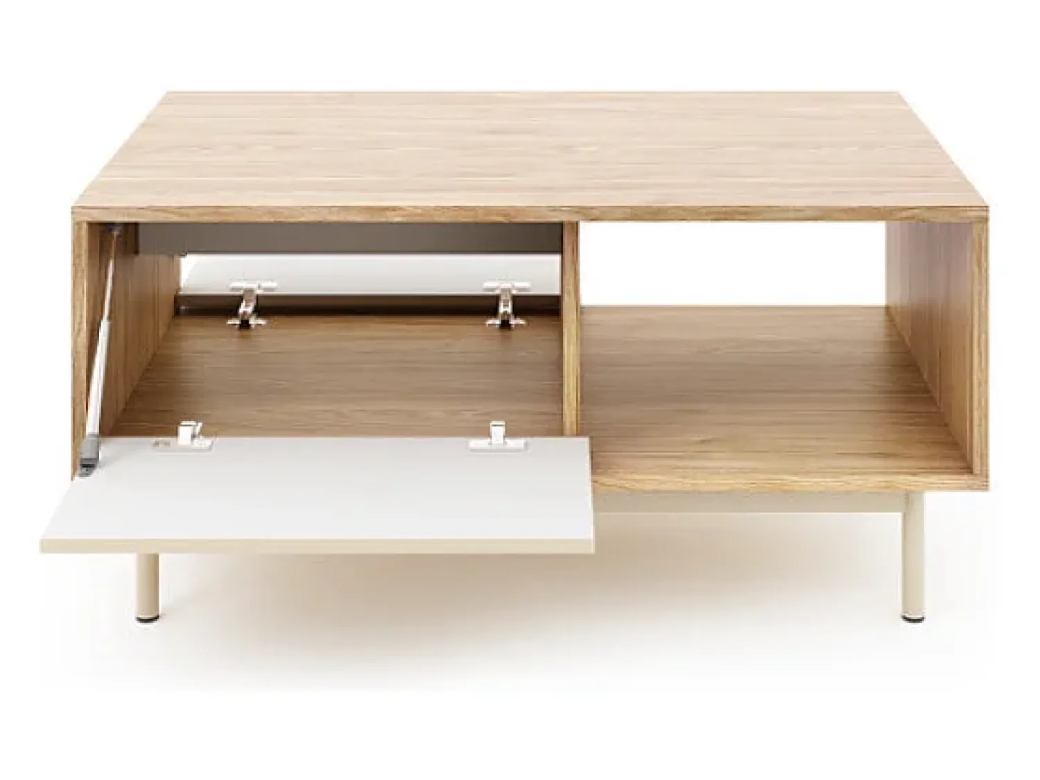 Outlet Mesa de Centro AMBIHOME LILLA - Caxemira, C100xA47xP60cm Bege