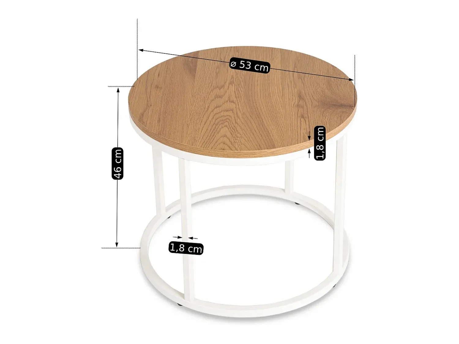 Mesa De Centro* Mesa de centro Ann Carvalho / Branco
