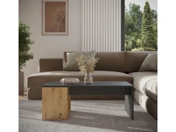 Mesa De Centro*Vicco Mesa de centro antracite 90x60x33.6 danny Cinza antracite