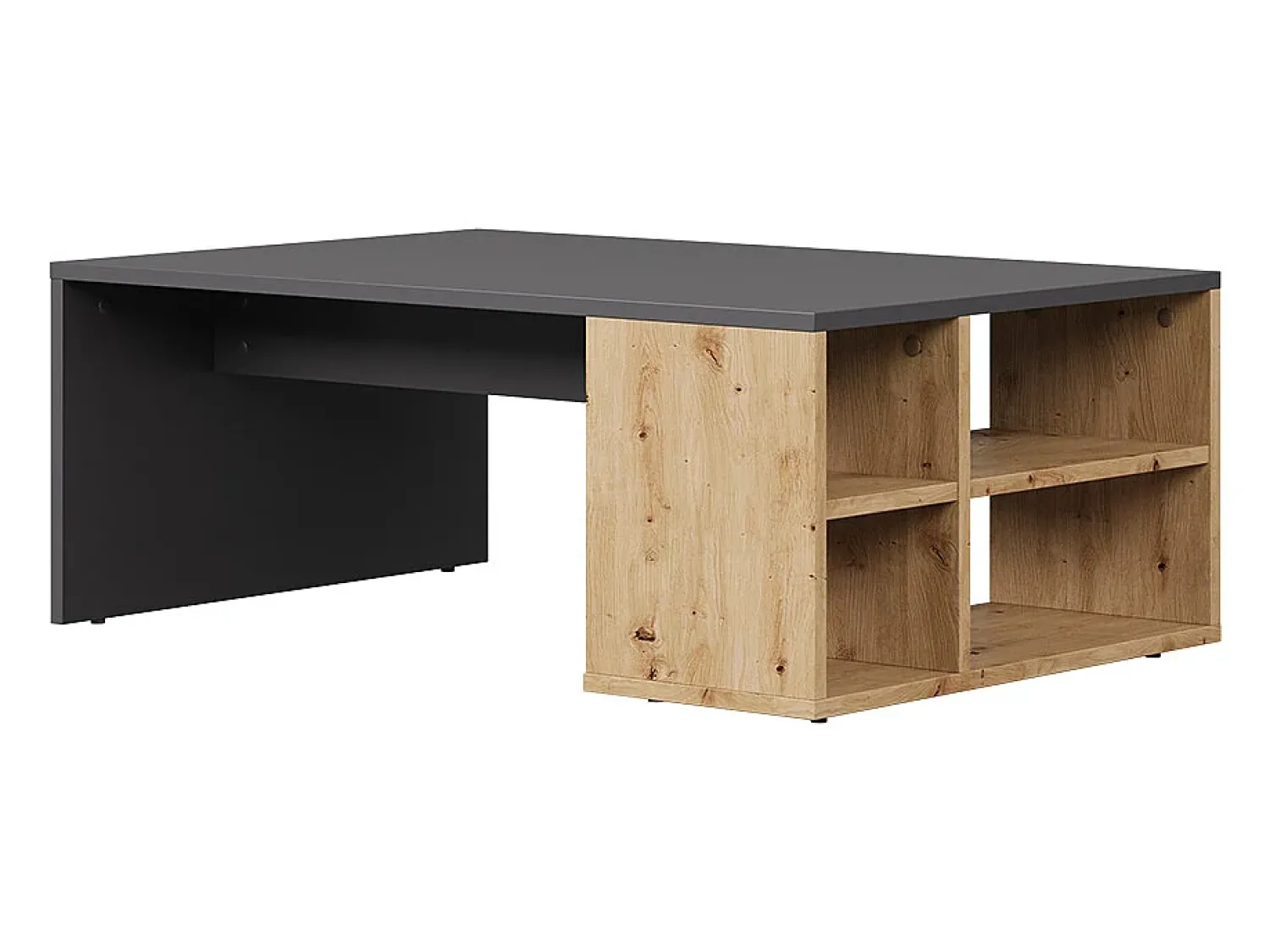Mesa De Centro*Vicco Mesa de centro antracite 90x60x33.6 danny Cinza antracite