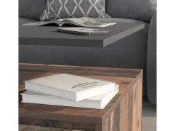 Mesa De Centro*Vicco Mesa de centro antracite 90x52.6x42.2 amato Cinza antracite