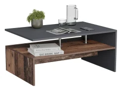 Mesa De Centro*Vicco Mesa de centro antracite 90x52.6x42.2 amato Cinza antracite