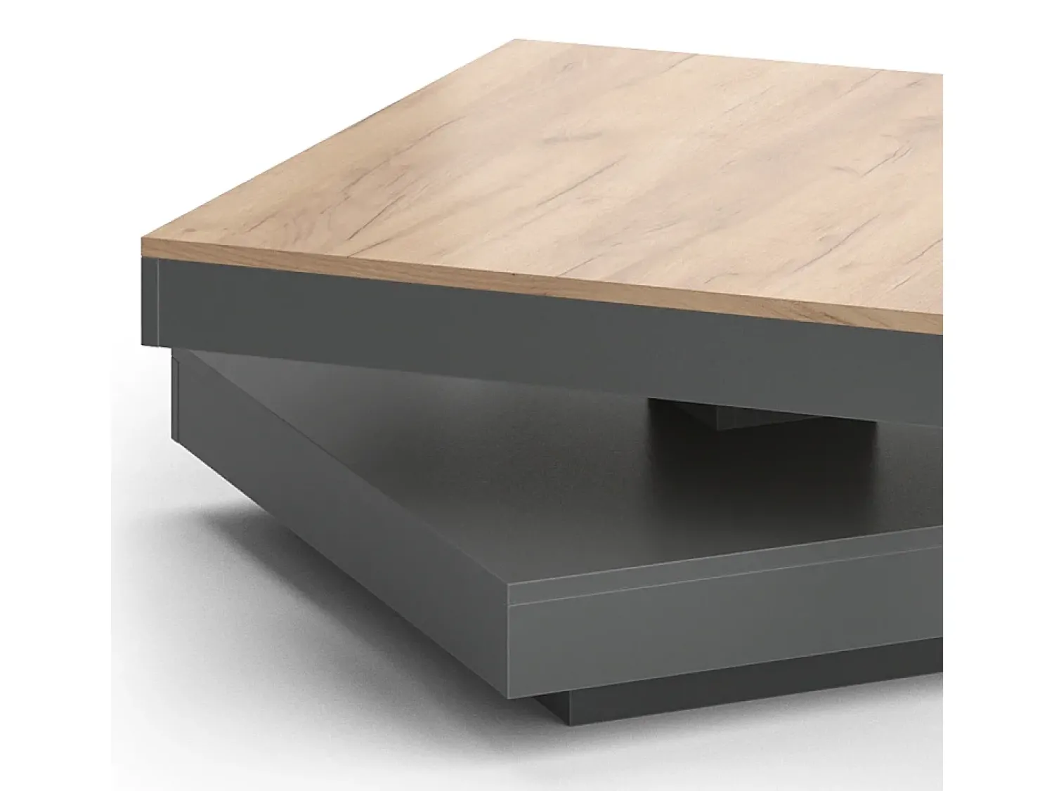 Vicco Mesa de centro antracite 70x70x34 elias^ Mesa De Centro