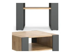 Mesa De Centro*Vicco Mesa de centro antracite 59.2x50.6x62.4 Cinza antracite