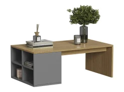 Mesa De Centro|Vicco Mesa de centro antracite 90x50x33.6 kivo Cinza antracite