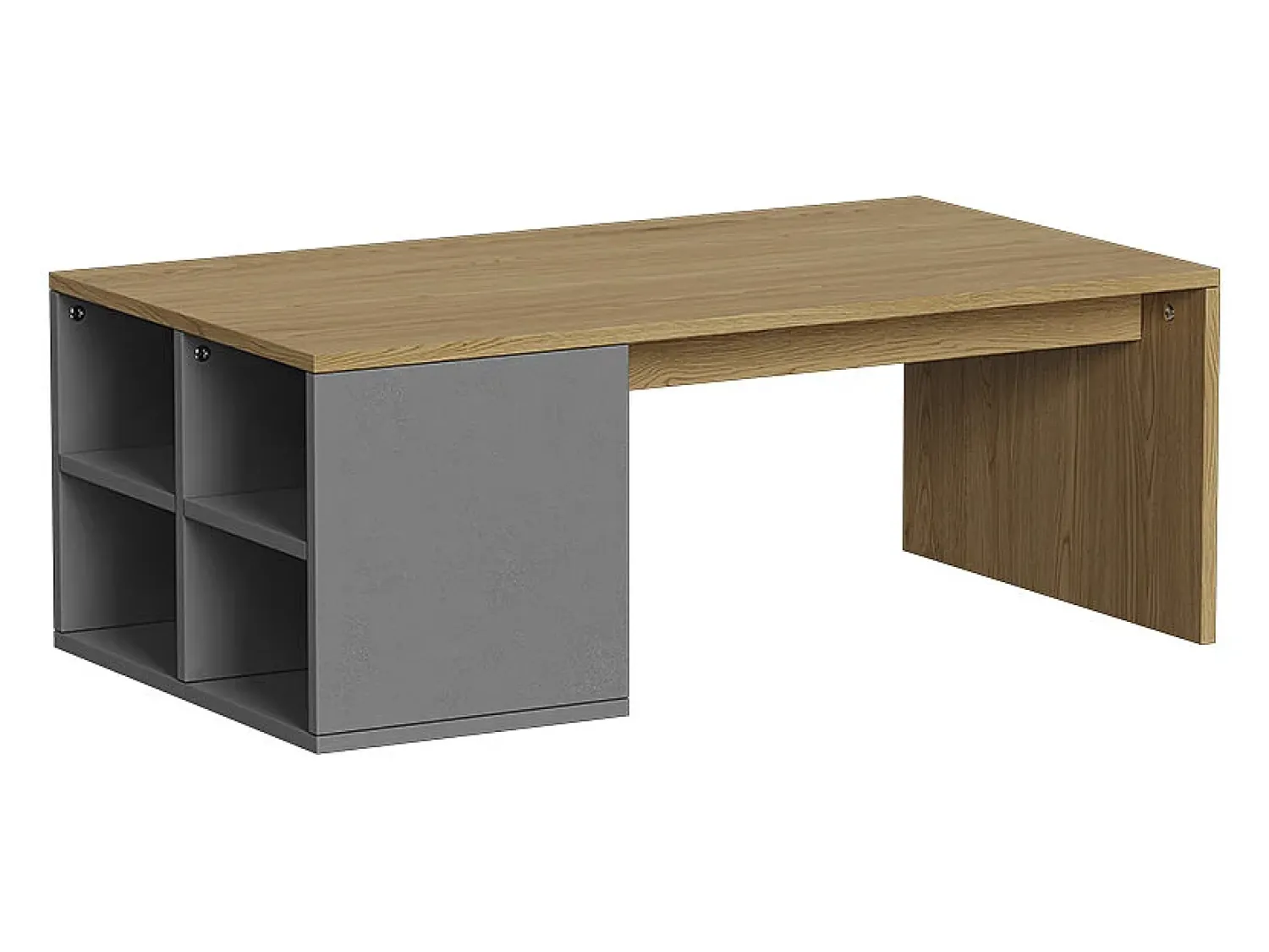 Mesa De Centro|Vicco Mesa de centro antracite 90x50x33.6 kivo Cinza antracite