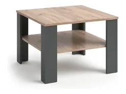 Mesa De Centro|Vicco Mesa de centro antracite 60x60x42 homer Cinza antracite