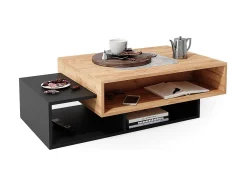 Outlet Vicco Mesa de centro antracite 105x60x32 bari Cinza antracite