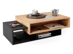 Outlet Vicco Mesa de centro antracite 105x60x32 bari Cinza antracite