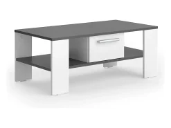 Best Vicco Mesa de centro antracite/branco 89.8x46.4x35.8 wilmut Cinza antracite