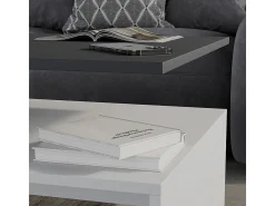 Mesa De Centro*Vicco Mesa de centro antracite/branco 90x52.6x42.2 amato Cinza antracite