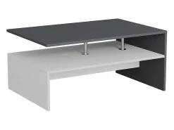 Mesa De Centro*Vicco Mesa de centro antracite/branco 90x52.6x42.2 amato Cinza antracite
