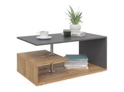 Hot Vicco Mesa de centro antracite/carvalho arenoso 91x52.6x41 guillermo Cinza antracite