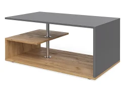 Hot Vicco Mesa de centro antracite/carvalho arenoso 91x52.6x41 guillermo Cinza antracite