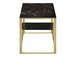 Mesa de centro aço inoxidável e vidro temperado PT104423^ Mesa De Centro