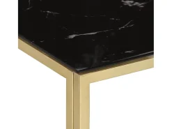 Mesa de centro aço inoxidável e vidro temperado PT104423^ Mesa De Centro