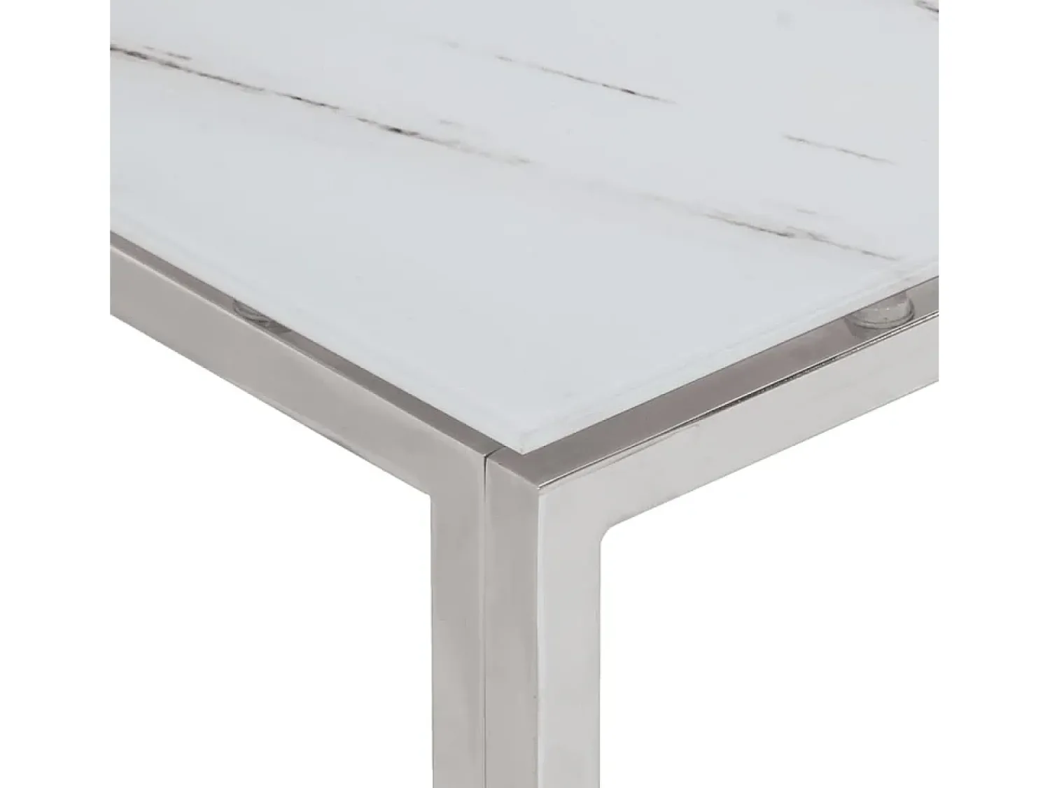 Mesa De Centro|vidaxl Mesa de centro aço inoxidável e vidro temperado Prateado