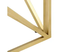 Best vidaxl Mesa de centro aço inoxidável e vidro temperado Dourado