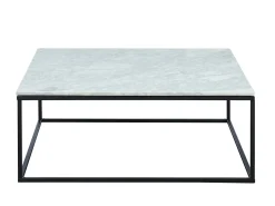 New Vente-unique Mesa de centro ARETHA de Pascal Morabito - Mármore e metal - Branco e preto Preto / Branco