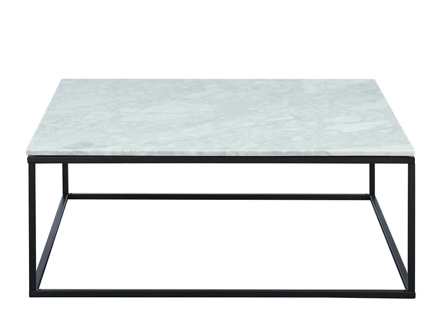 New Vente-unique Mesa de centro ARETHA de Pascal Morabito - Mármore e metal - Branco e preto Preto / Branco