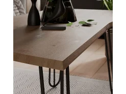 Mesa De Centro*Vicco Mesa de centro artesão 90x50x40 yan Natural claro