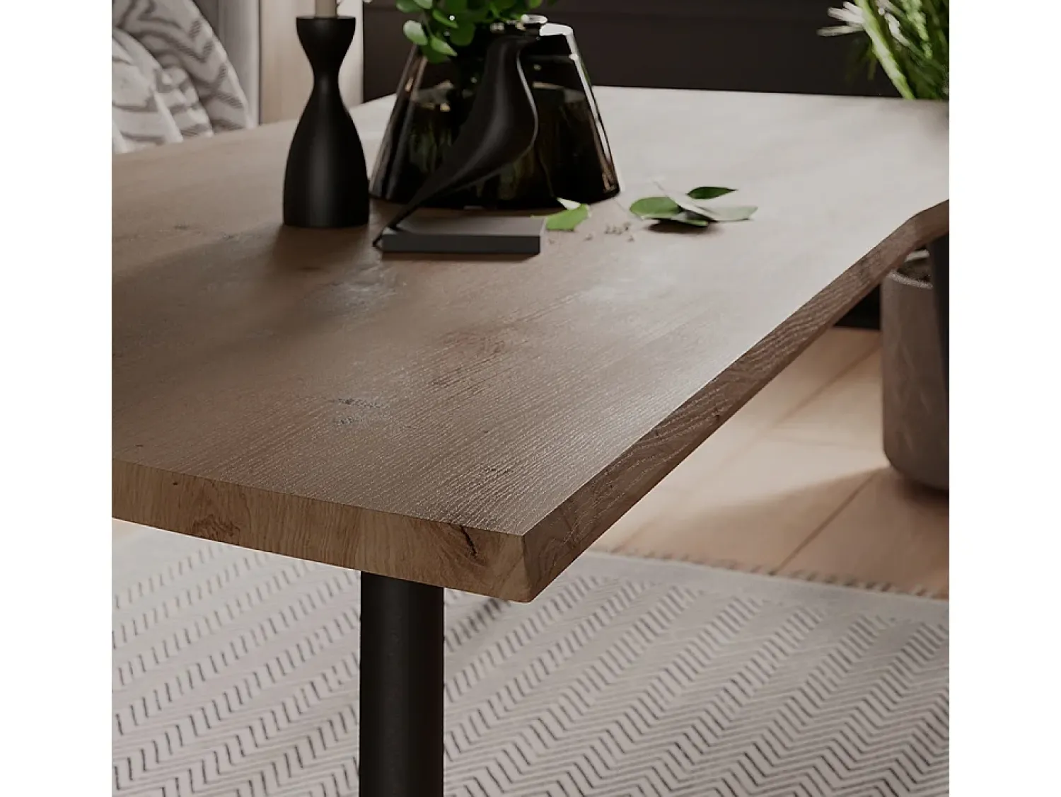 Clearance Vicco Mesa de centro artesão 120x60x40 yan Natural claro