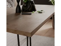 Vicco Mesa de centro artesão 120x60x40 yan Natural claro
