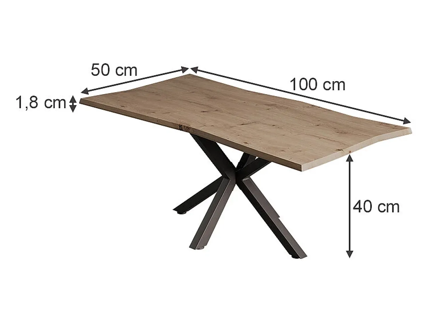 Mesa De Centro*Vicco Mesa de centro artesão 100x50x40 yan Natural claro